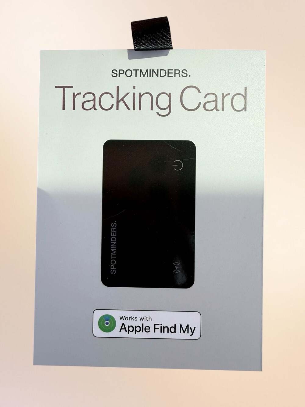 Spotminders Wallet Tracking Card - Apple Find My Certified